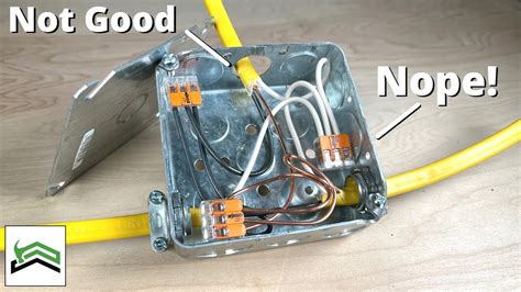 is it bad to cover a junction box|covering junction box without wiring.